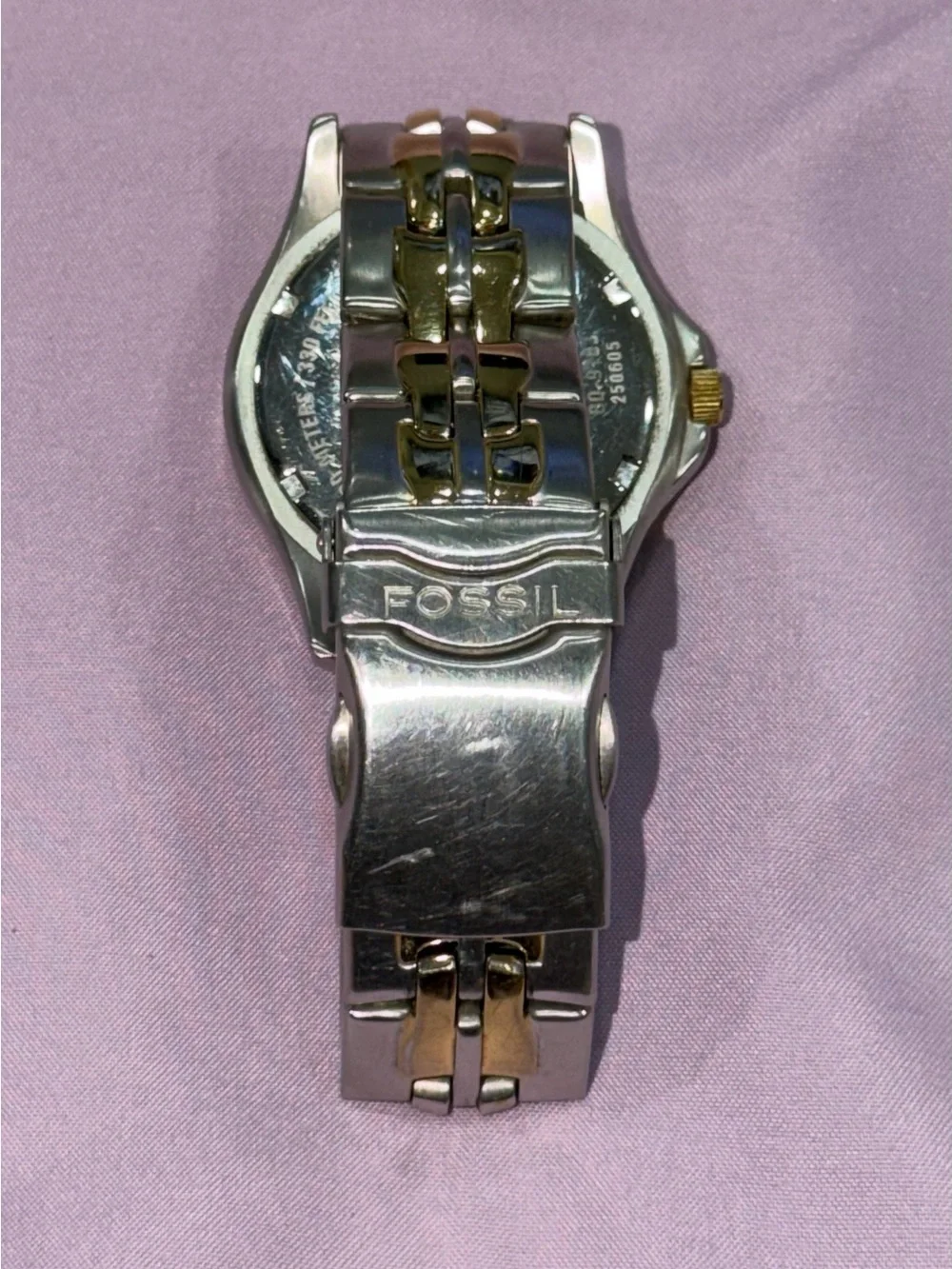 Fossil Blue BQ-9183 Two-Tone Stainless Steel Watch